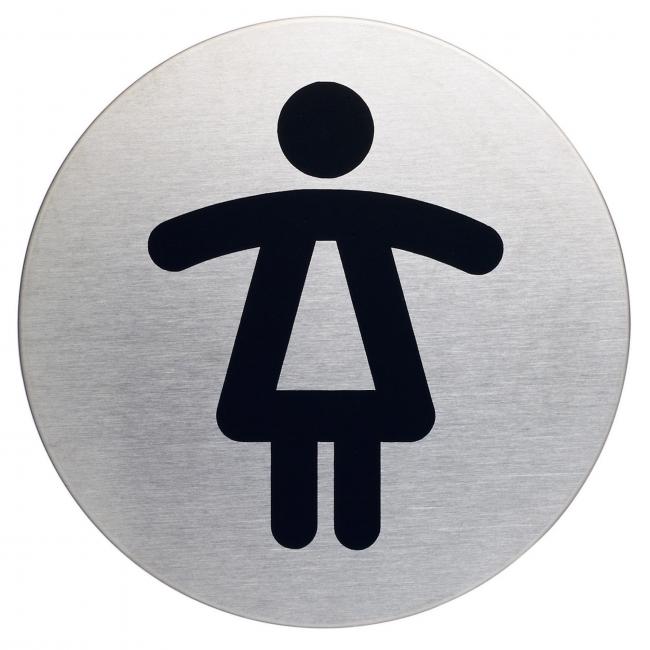 [DU490423] Pictogram of a lady on the toilet