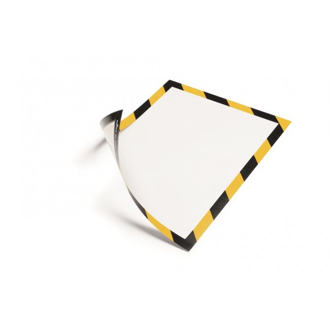 [DU494530] Panel DURAFRAME MAGNETIC SECURITY A4 yellow-black