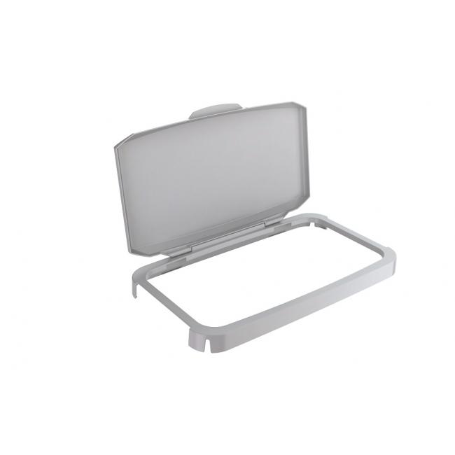 [DU500050] Hinged basket lid DURABIN 60 with gray frame