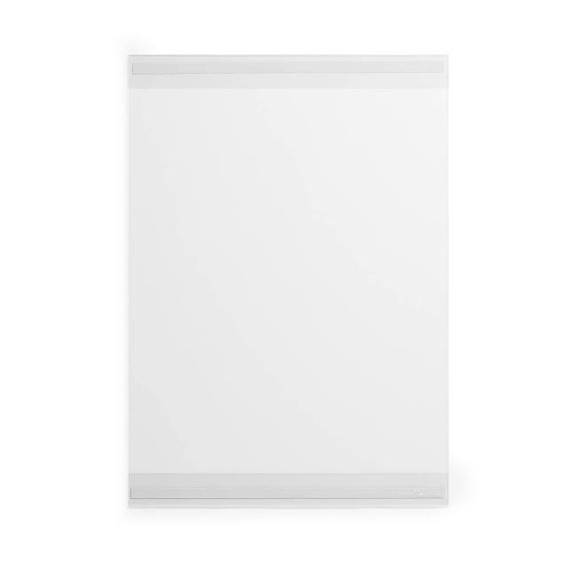Self-adhesive document holder DURABLE rPET A3, retractable, transparent, 5 pcs