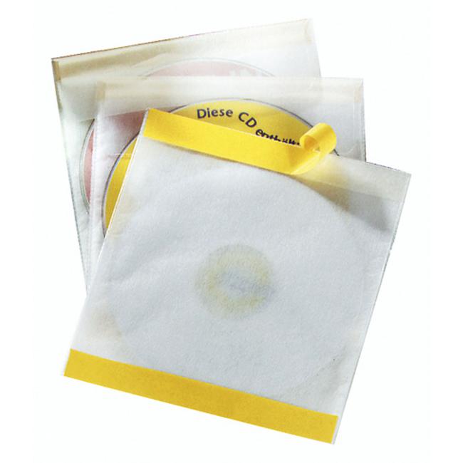 CD/DVD FIX self-adhesive bag with flap