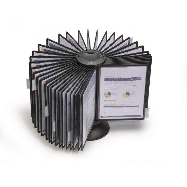 [DU563301] Rotating stand SHERPA carousel with 40 panels