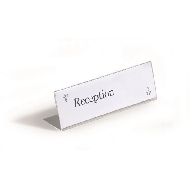 [DU803119] Acrylic table name tag DURABLE 61x210mm