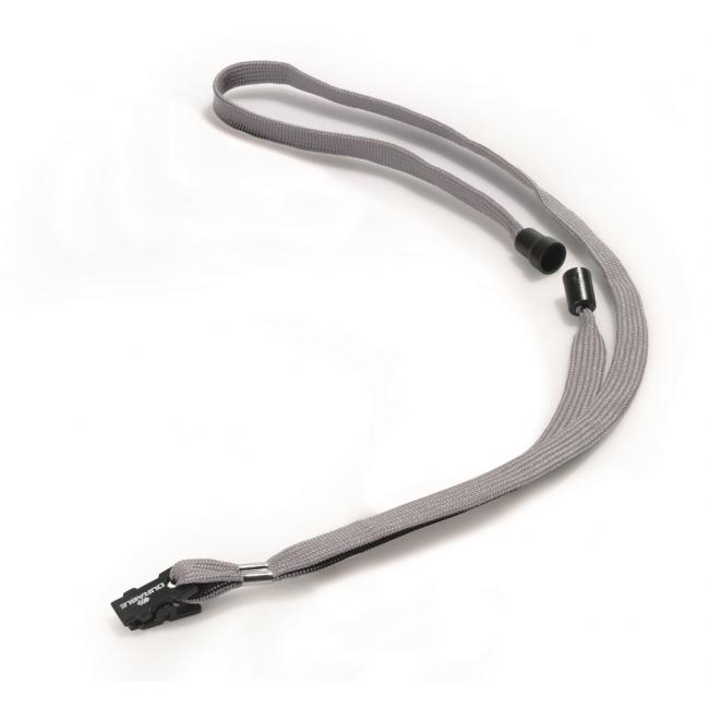 Závesný popruh DURABLE 10mm šedý 10 ks