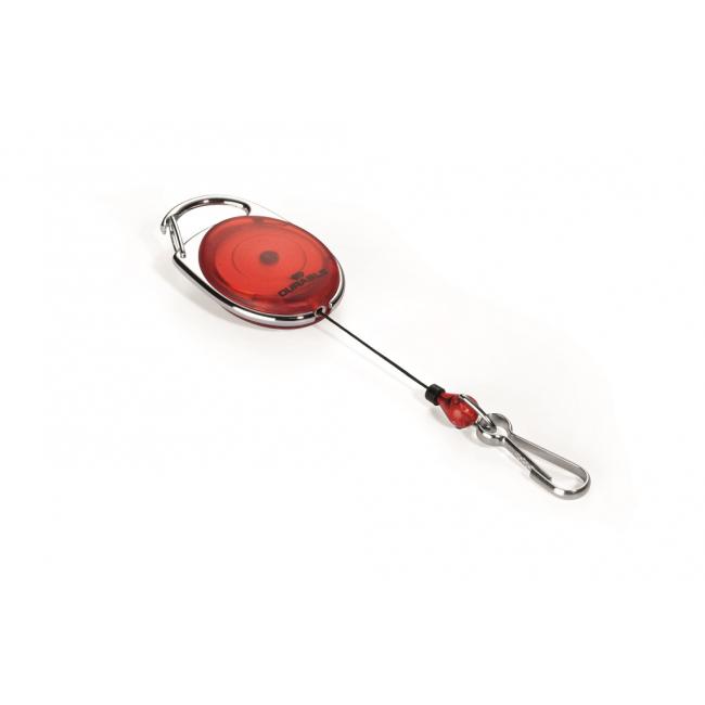 Retractable disc with clamp DURABLE JOJO STYLE red 1pc