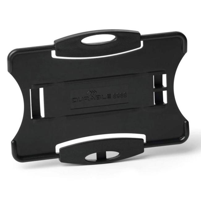 Visačka na plastovú kartu otvorená DURABLE ECO čierna 87x54mm 10ks