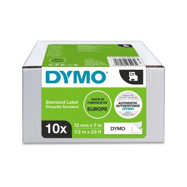 [DY093097] Self-adhesive tape Dymo D1 12 mm white/black, 10 pcs