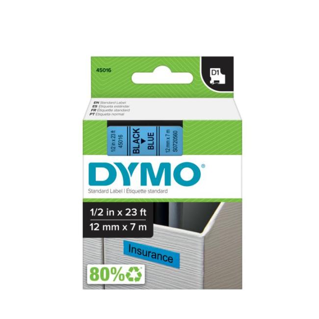 [DY720560] Self-adhesive tape Dymo D1 12 mm blue/black