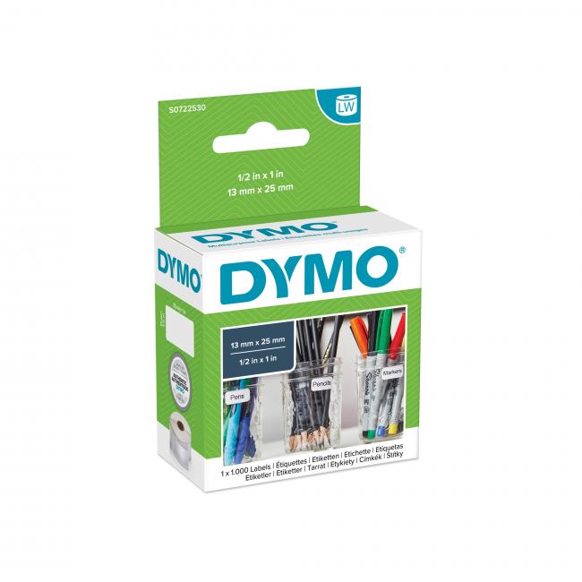 [DY722530] Self-adhesive labels Dymo LW 25x13mm multipurpose white