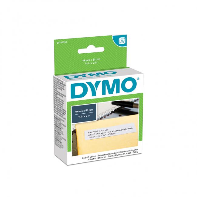 [DY722550] Self-adhesive labels Dymo LW 51x19mm multipurpose white