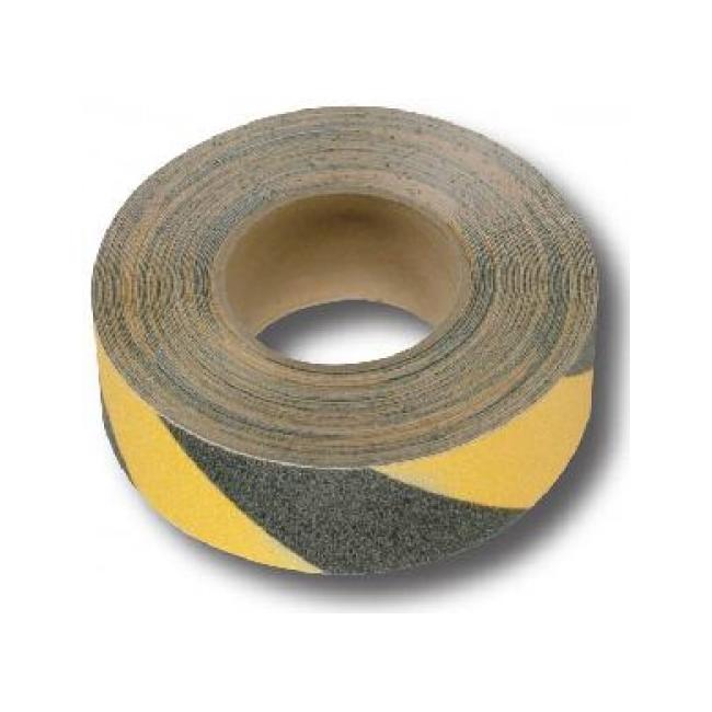 Anti-slip tape 50mm x 18.3m black-yellow