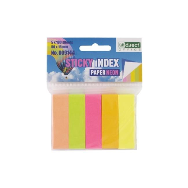 Indexové záložky 15x50mm papier