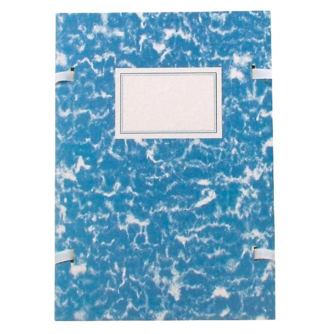 File boards A4 marble blue