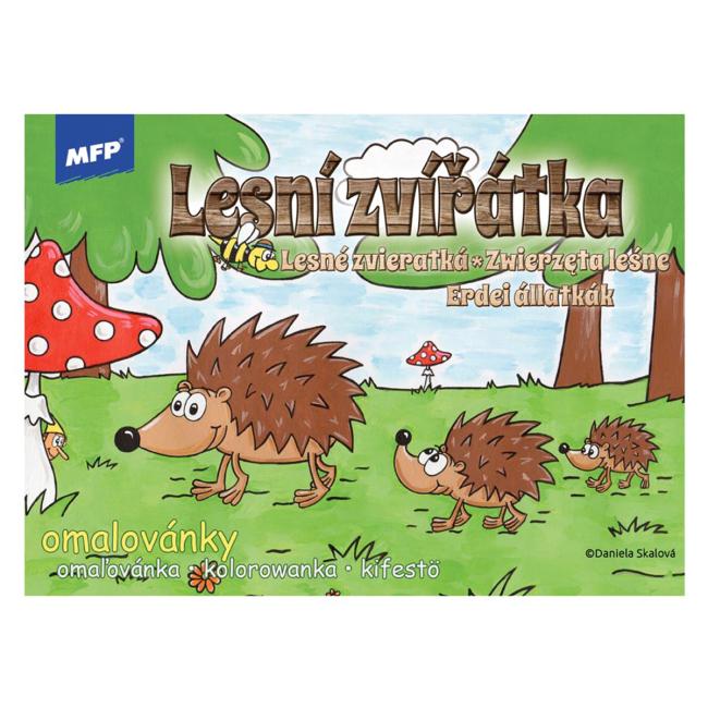 Coloring book A5 Forest animals