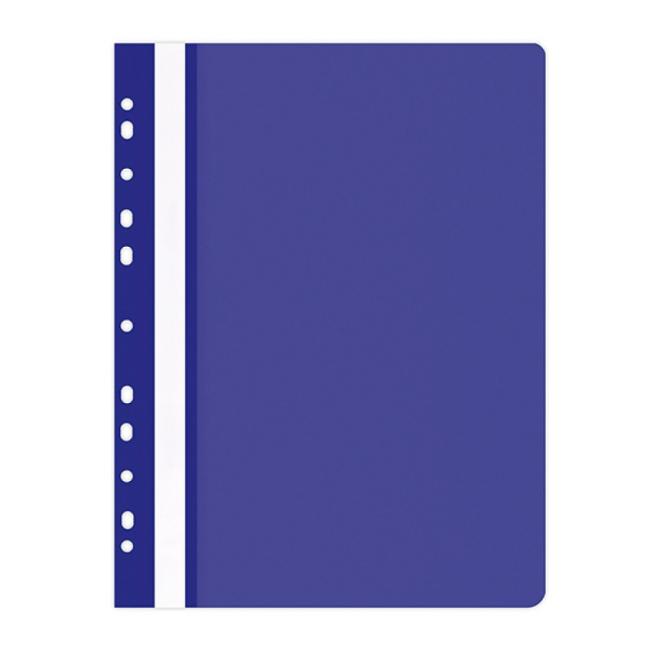 Quick binder PP with euro punching matt blue