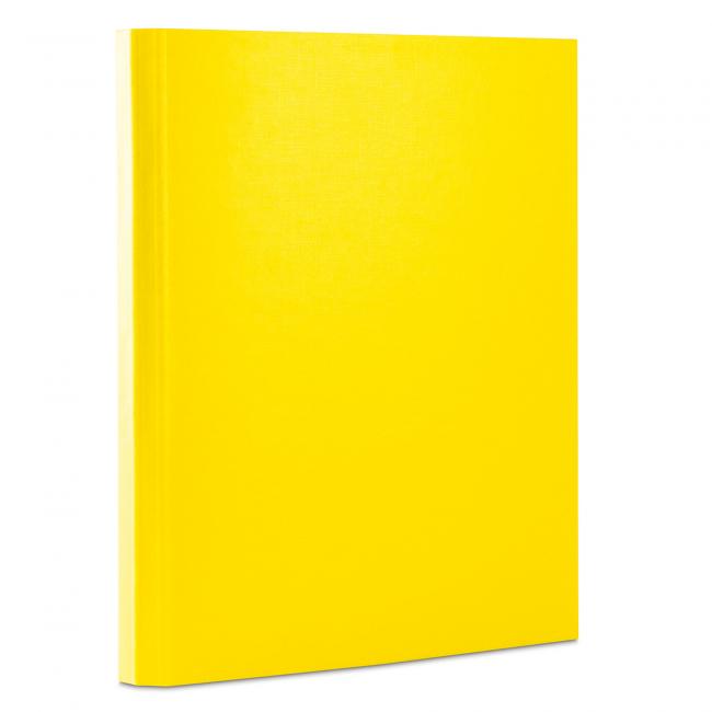 Cardboard box with Velcro 40mm Office products yellow