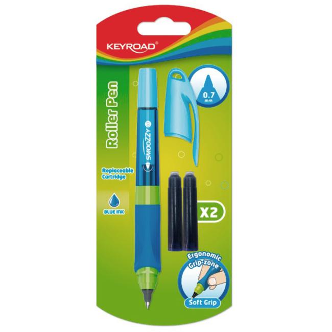 [EC971173] Ballpoint pen KEYROAD Easy Writer 0.7 mm, blister, 2 refills, mix of colors