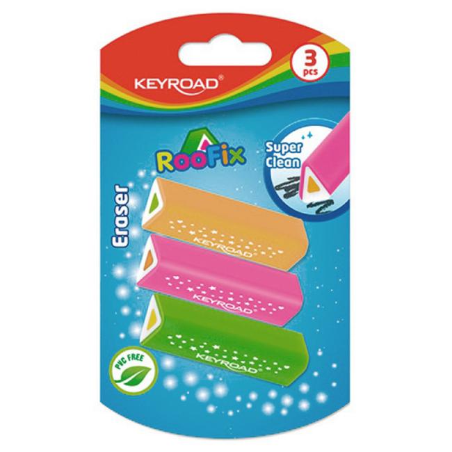 [EC971813] Guma univerzálna KEYROAD Roofix, blister 3 ks, mix farieb