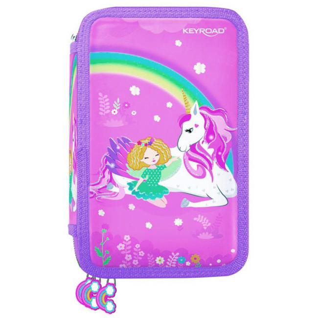 [EC971818] Peračník KEYROAD 2-zips plný, mix farieb