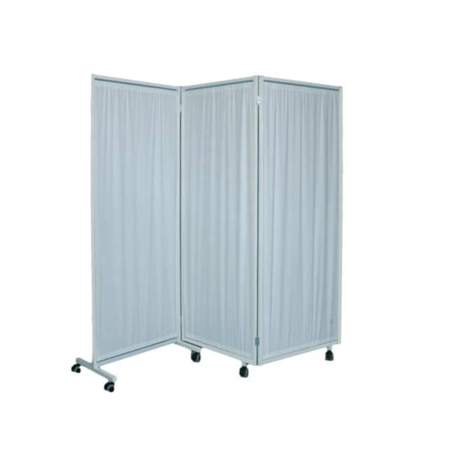 [AA000305] Mobile screen, 3-piece, h.178 x w.192 cm, white