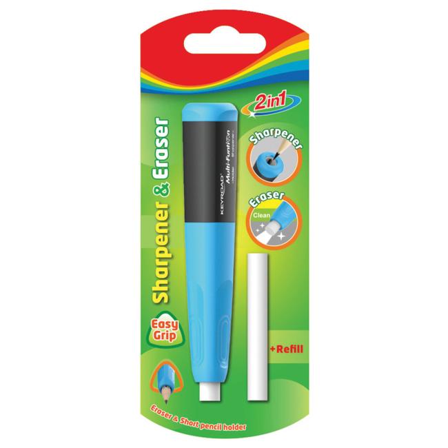 Plastic grater with rubber KEYROAD, refill, blister