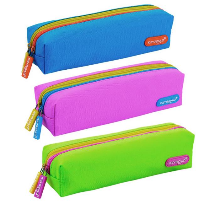 [EC972221] Case KEYROAD 2-zip empty, mix of colors