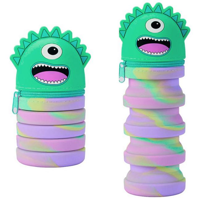 KEYROAD stojaci silikónový peračník Monster, mix farieb