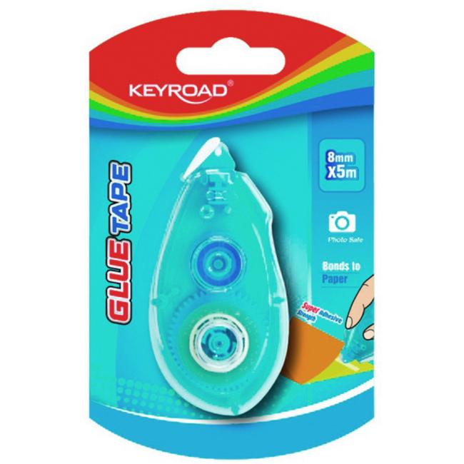 [EC972469] Lepiaci valček KEYROAD Super lepiaca sila, obojstranný, blister