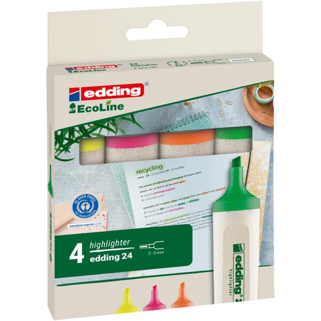 [ED002494] Set of edding 24/4S highlighters