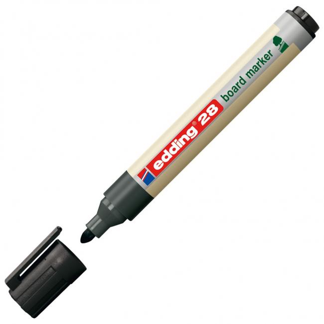 [ED002801] Blackboard marker edding 28 black