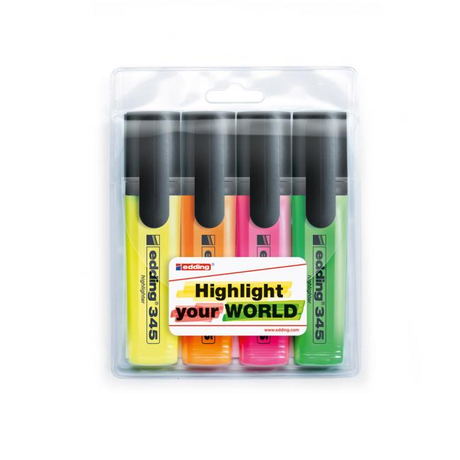 [ED034594] Set of highlighters edding 345/4S