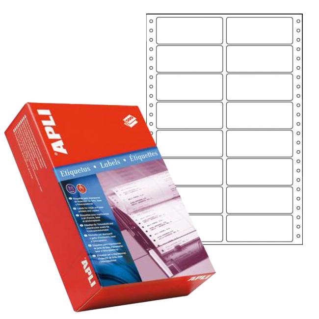 Tabulation labels 89x36.1mm APLI 2 rows