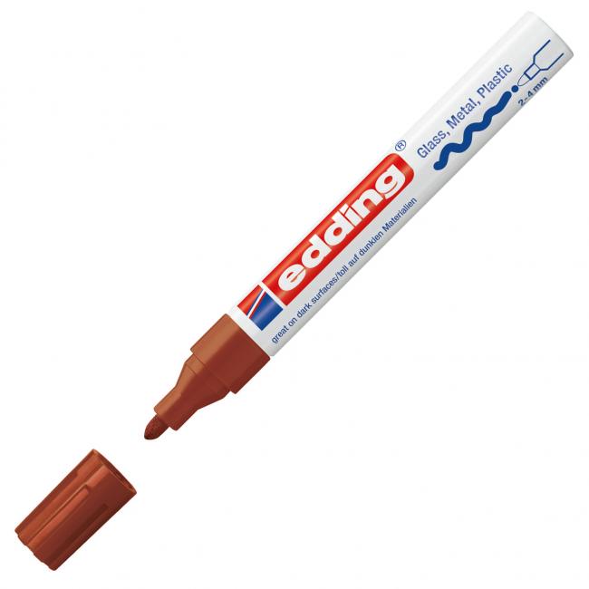 [ED075007] Lacquer marker edding 750 brown