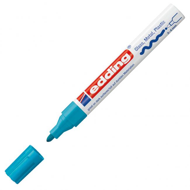 Lacquer marker edding 750 light blue