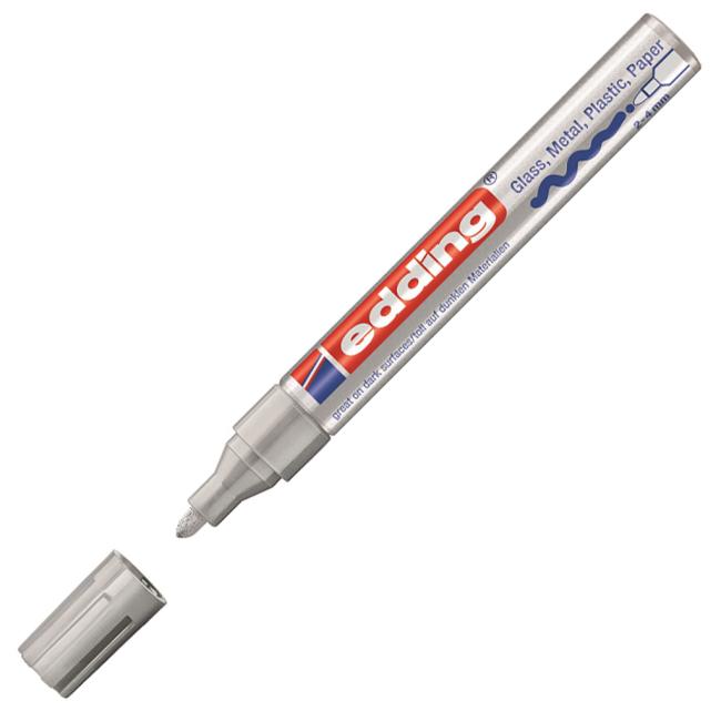 [ED075054] Lacquer marker edding 750 silver