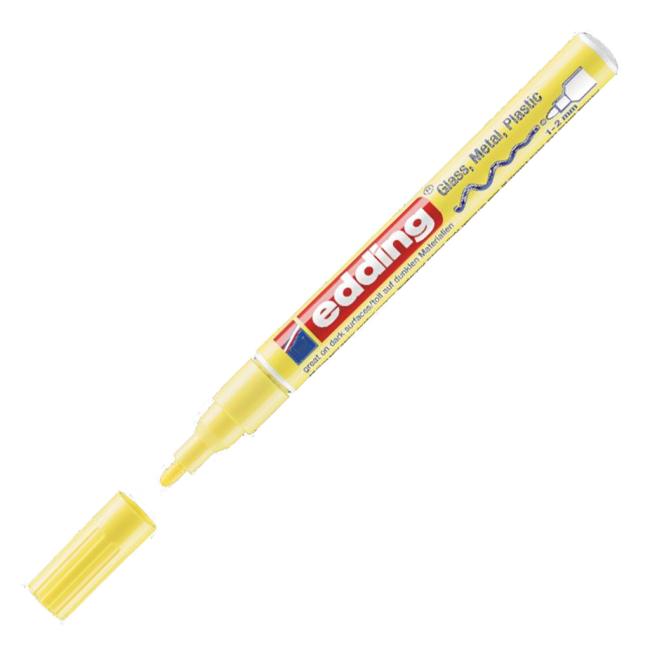 Lacquer marker edding 751 pastel yellow