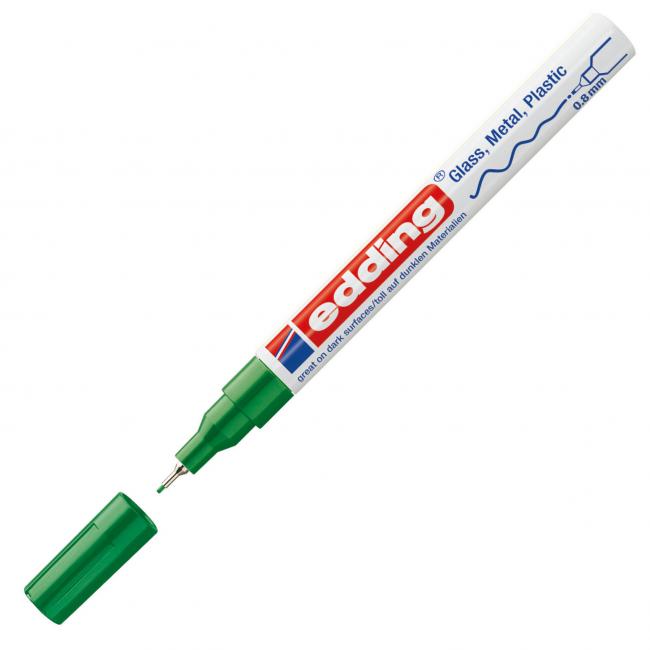 Lacquer marker edding 780 green