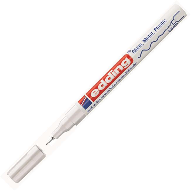 [ED078049] Lacquer marker edding 780 white