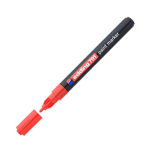 [ED079102] Lacquer marker edding 791 red
