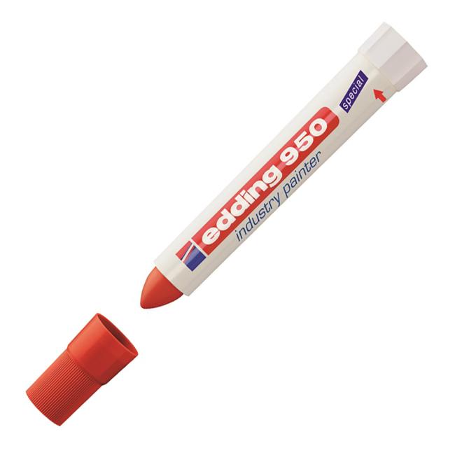 [ED095002] Industrial wax marker edding 950 red
