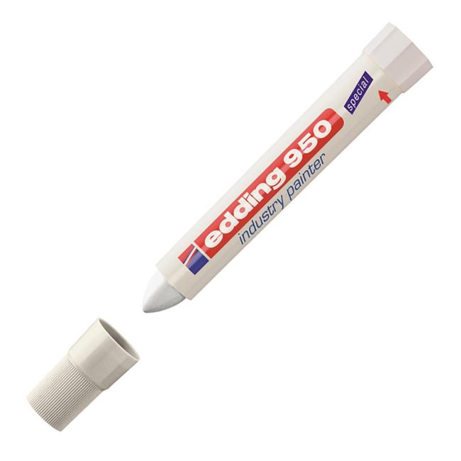 [ED095049] Industrial wax marker edding 950 white