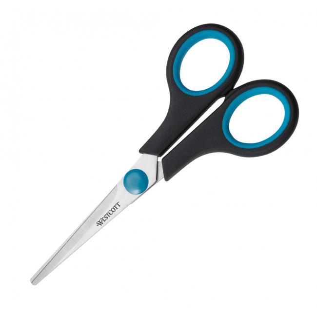 [AM302500] Westcott Easy Grip Scissors 14cm blue-black