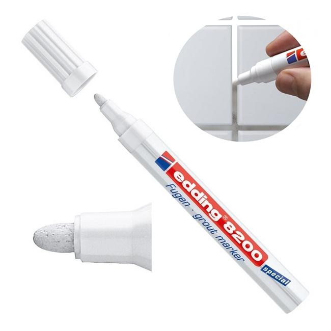 [ED820049BL] Popisovač na špáry edding 8200 biely v BL