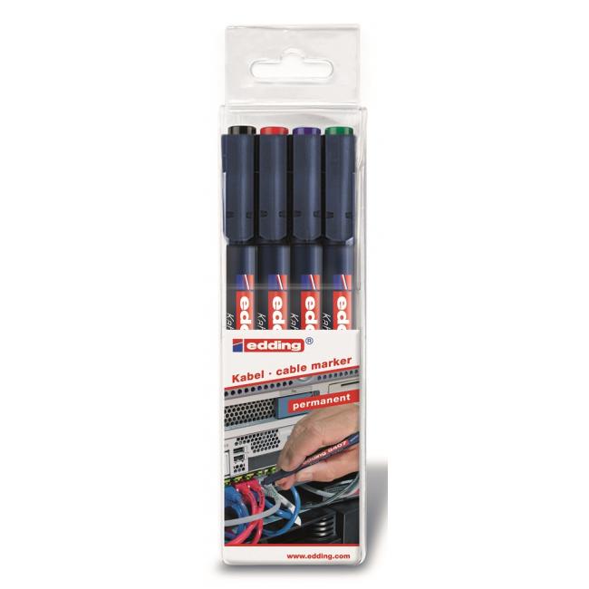 Set of markers for edding 8407/4S cables
