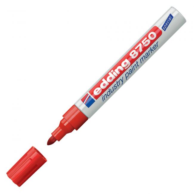 Industrial varnish marker edding 8750 red