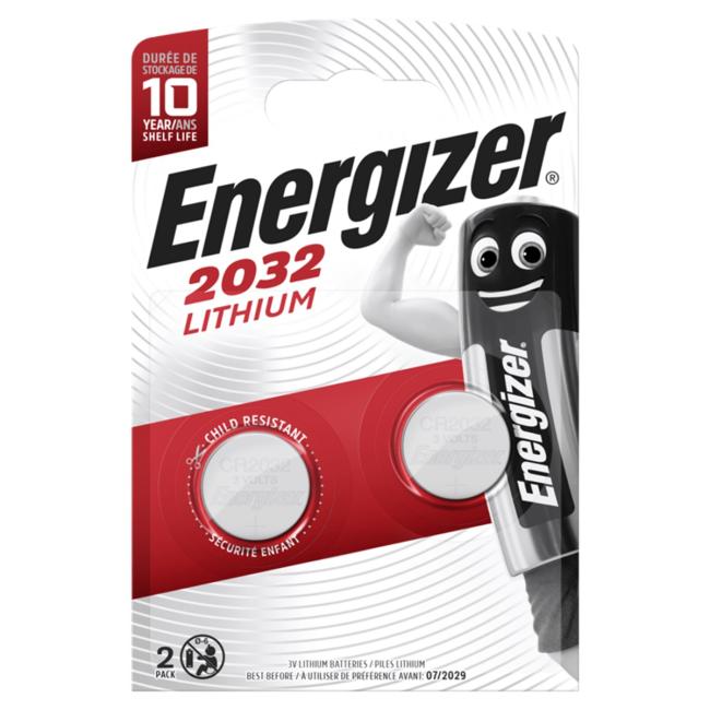 Energizer CR2032 gombíková batéria 2 ks