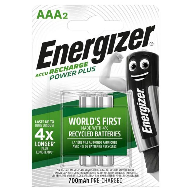 [EN635000] Batéria Energizer mikrotužková nabíjateľná 800mAh AAA-HR03 / 2 ks