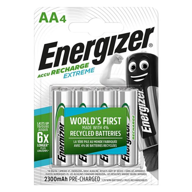 Energizer rechargeable pencil battery 2300 mAh AA-HR6 / 4 pcs
