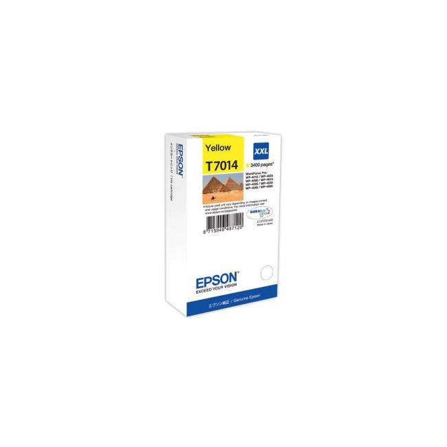 [EP016624] Atramentová kazeta Epson T7014 žltá XXL C13T701440 pre WP4000/WP4500 (3 400 strán)
