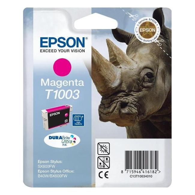 Atramentová kazeta Epson C13T10034010 purpurová pre SO B40W/BX600FW/BX610FW/BX310 (625 strán)